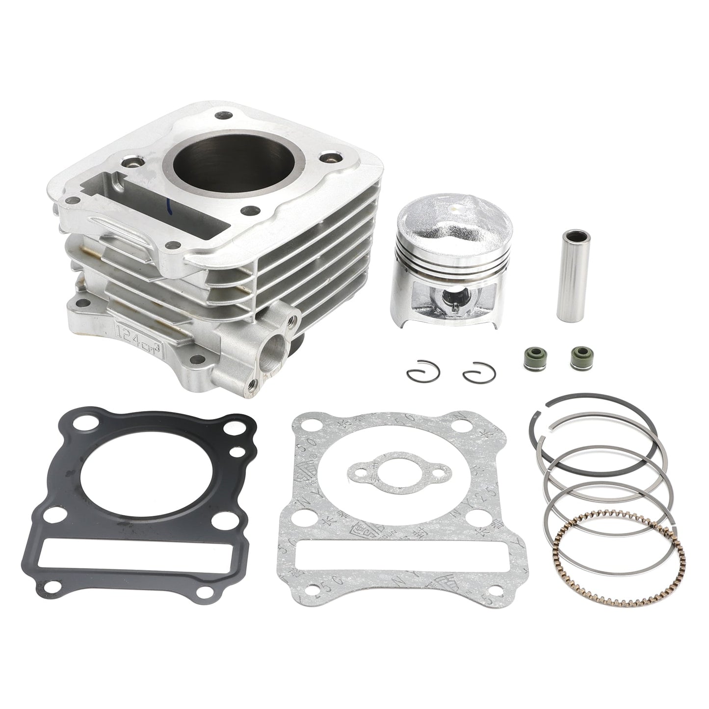 2003-2019 Suzuki DRZ125 DRZ 125 57mm Cylinder Jug Piston Top End Gaskets Kit