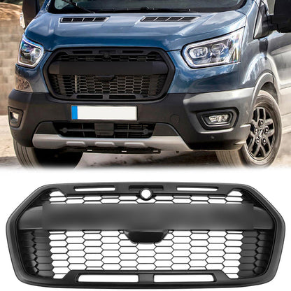 2020-2024 Ford Transit 150 250 350 Front Bumper Grill Replacement Matte Black Grille Raptor Style Grill