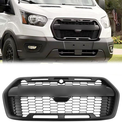2020-2024 Ford Transit 150 250 350 Front Bumper Grill Replacement Matte Black Grille Raptor Style Grill