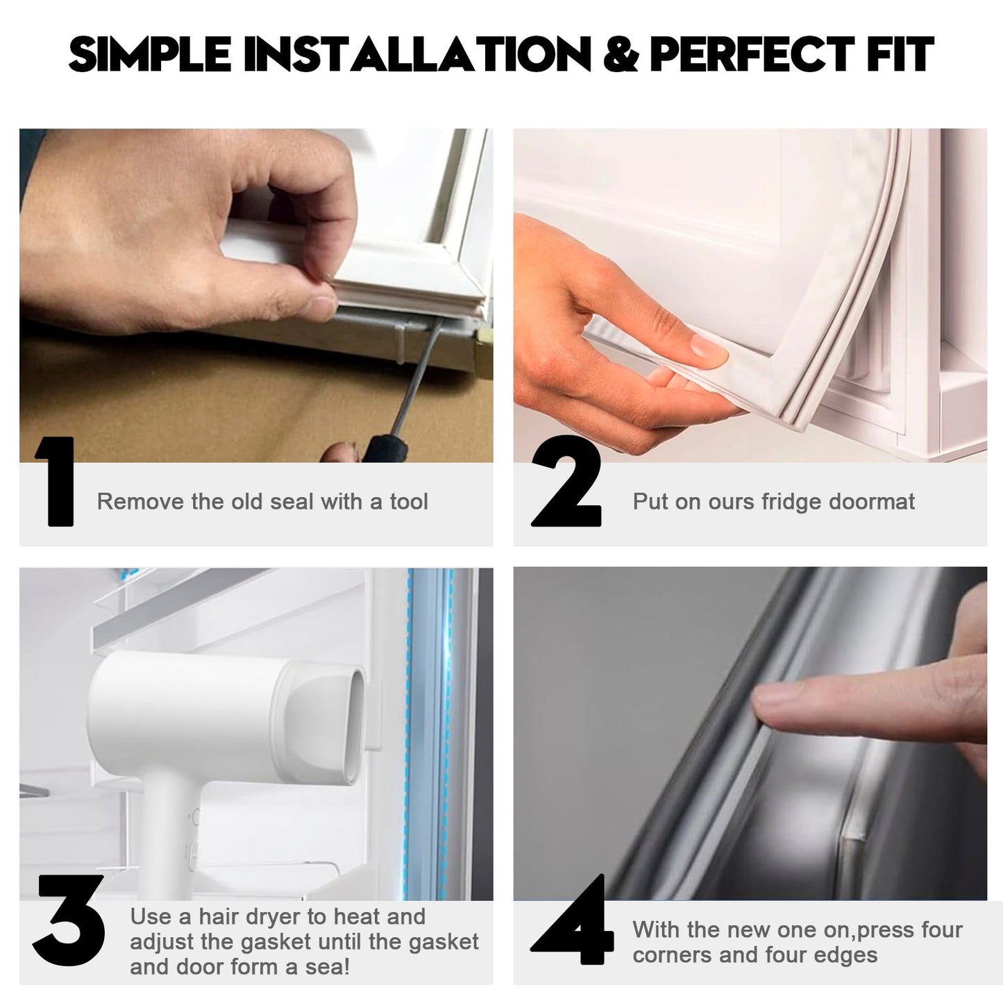 Frigidaire Kenmore Crosley Westinghouse Refrigerator Door Gasket AP5806733 PS9493819 242193206