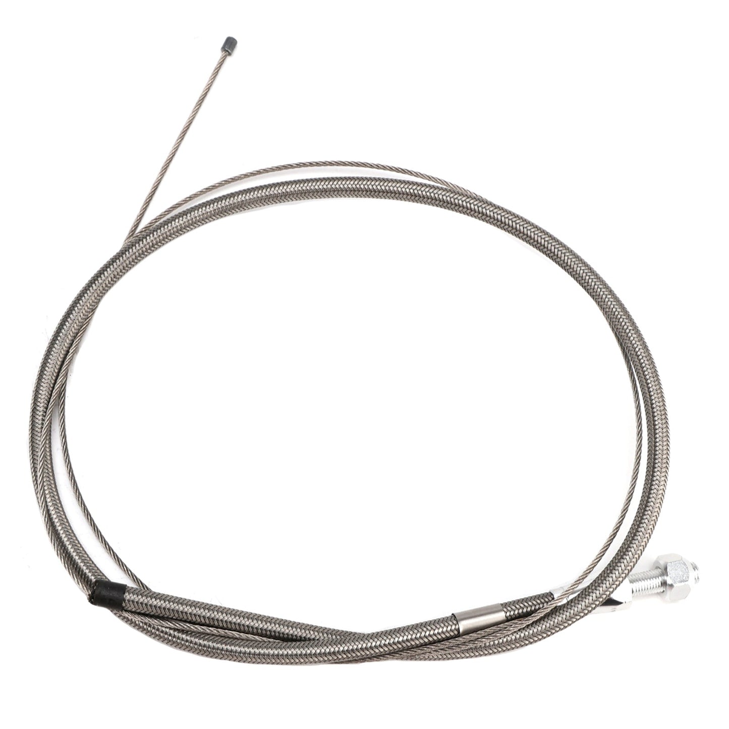 Universal Street Hot Rod Aluminum Gas Pedal + 24" SS Throttle Cable & Spring Set