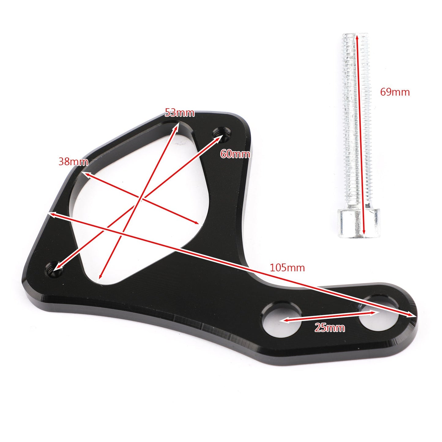 Support de repositionnement de clé de contact en aluminium CNC pour Triumph Bonneville T100 SE, Scrambler, Thruxton 01-15