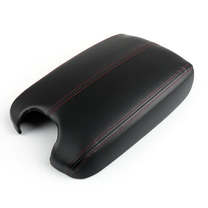 Honda Accord 2008-2012 Leather Center Console Armrest Lid Cover Black