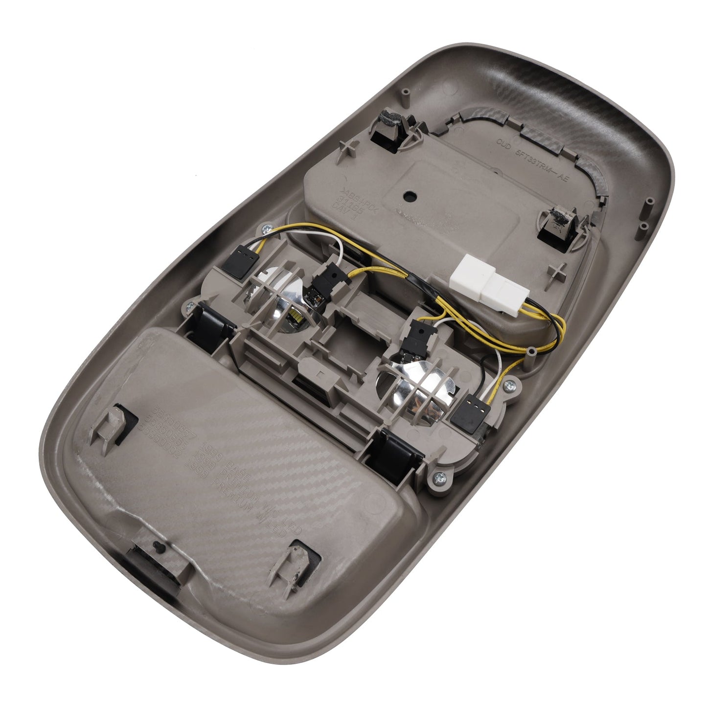 1998-2002 Dodge Ram 1500 2500 3500 Front LED Overhead Console Assembly 55350657 5013619AA