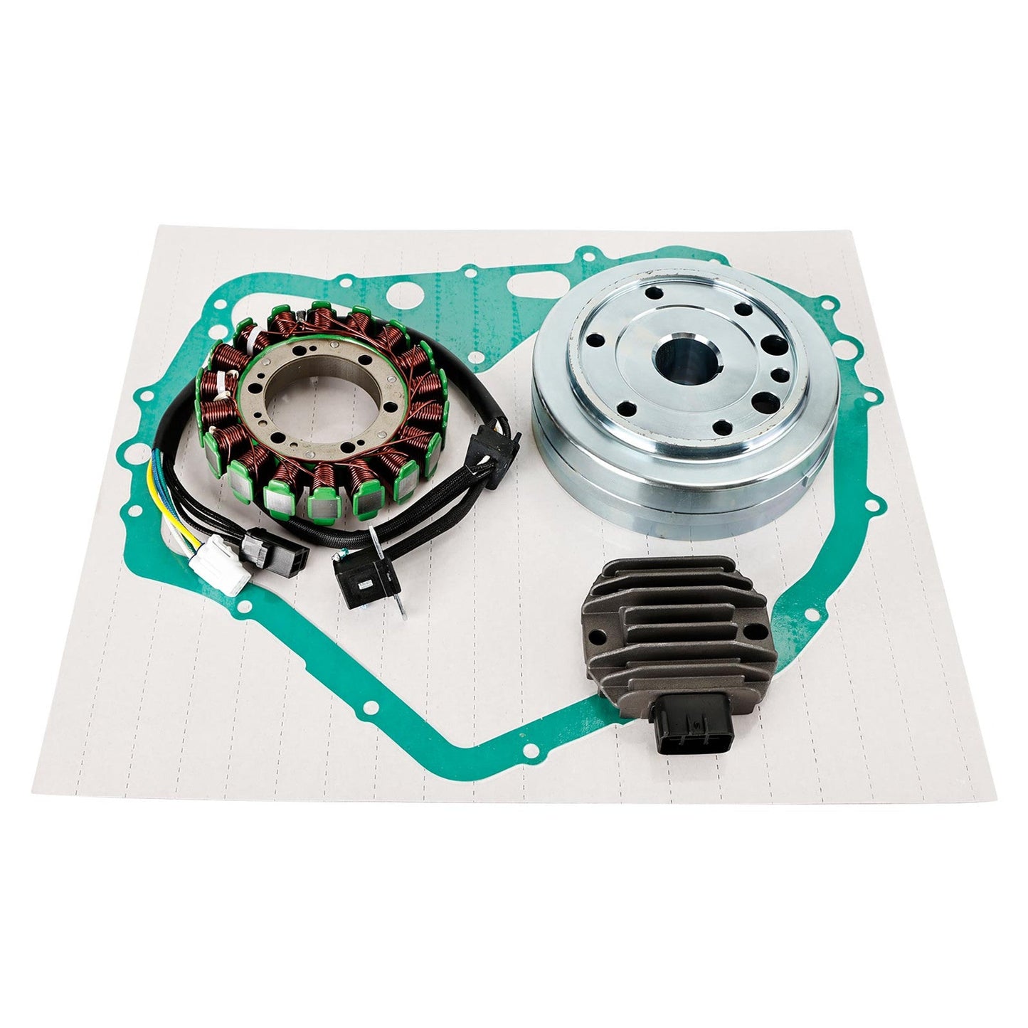 2002-2007 Suzuki LT-F 400 Eiger Flywheel Rotor + Stator + Regulator + Gasket