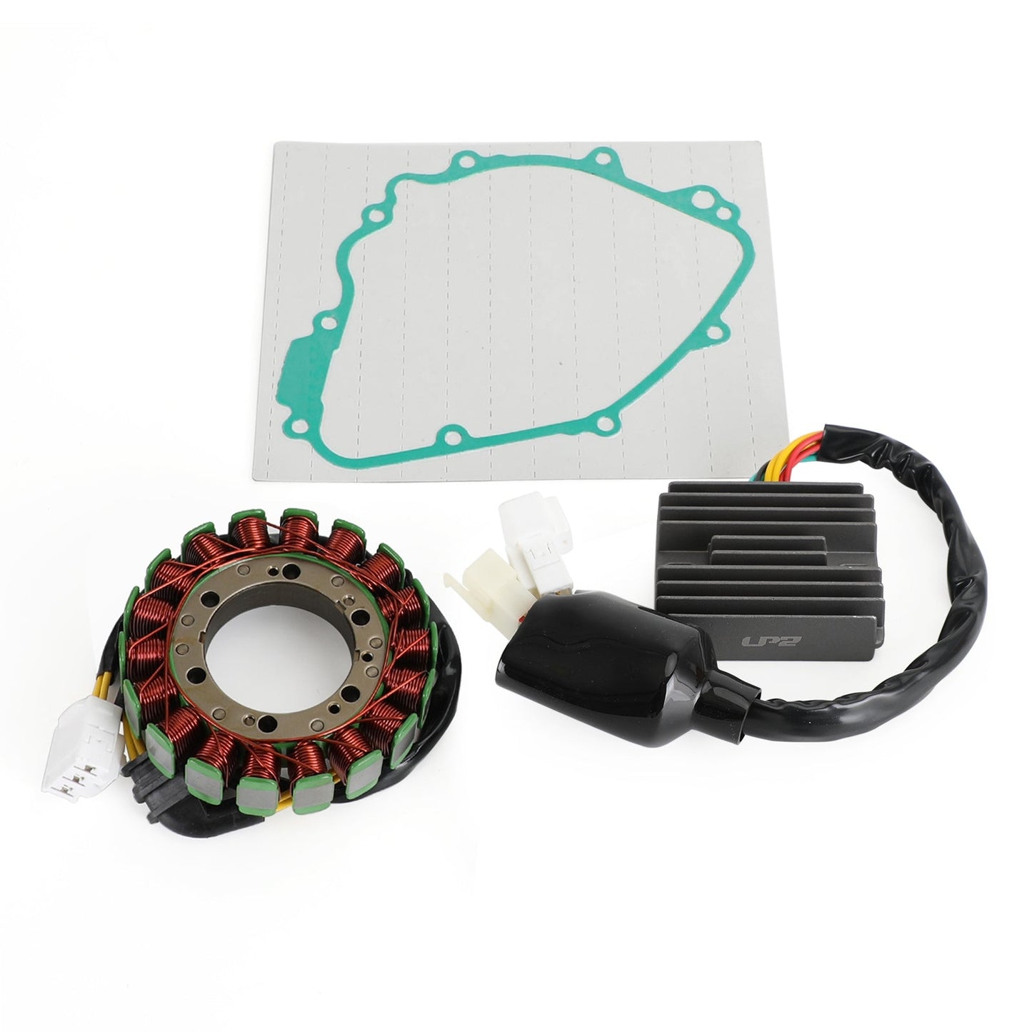 2002-2003 Honda CBR900RR CBR954RR Fireblade Regulator 31600-MCJ-750+Stator Coil 31120-MCJ-751+Gasket 11392-MCJ-000