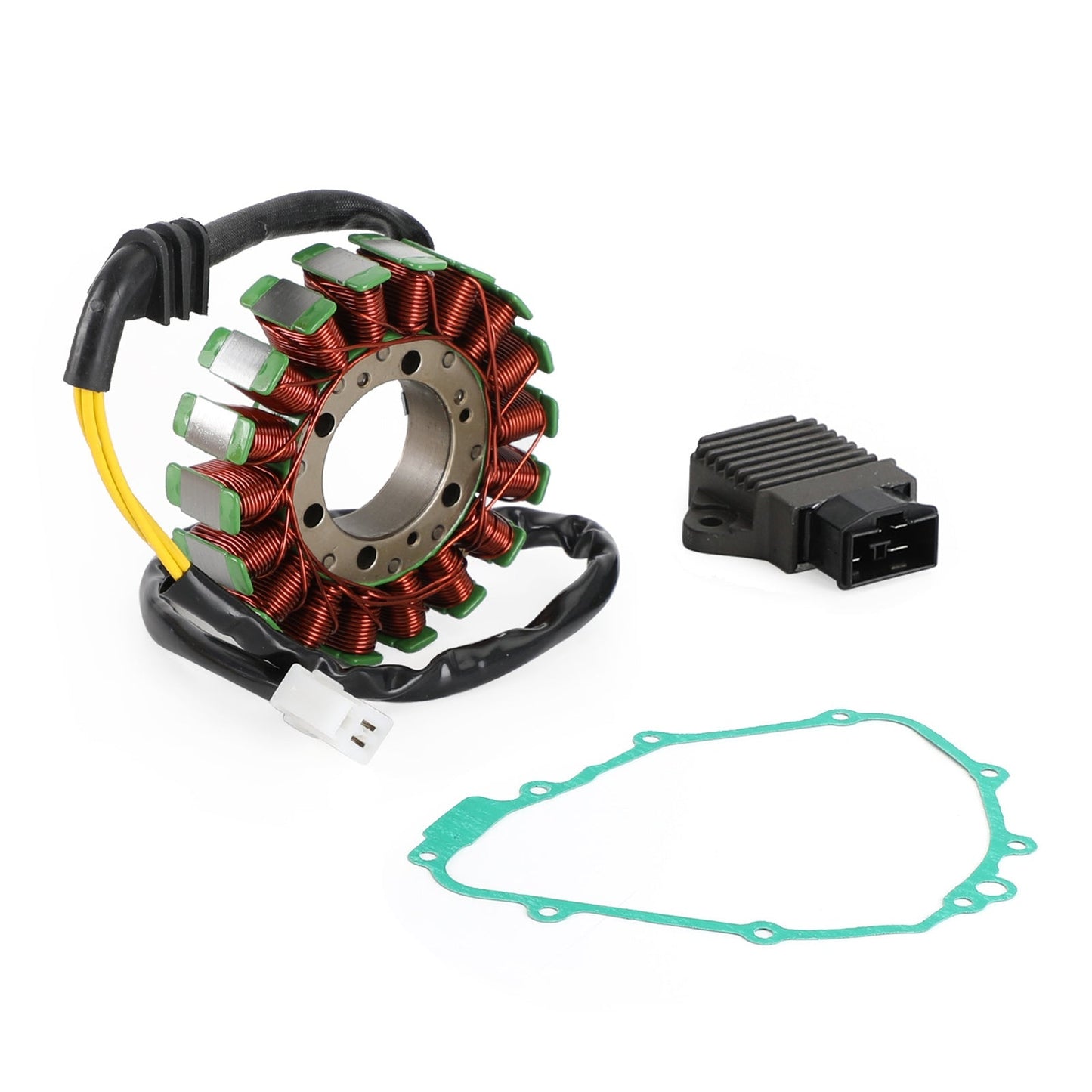 Régulateur de tension + bobine de stator + joint de générateur pour Honda CB600F Hornet 600 PC34 1998-2002 31120-MBZ-611 31600-MV4-000