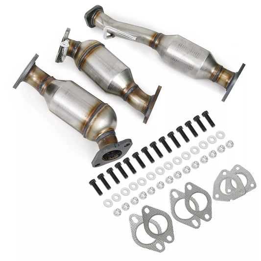 GMC Acadia 3.6L 2007-2017 Front & Rear 3PCS Catalytic Converters 16547 16548 16574