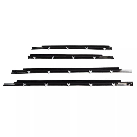 4 piezas de moldura para cinturón de puerta y burlete para Toyota SEQUOIA 2001-2007 (75710-0C010)