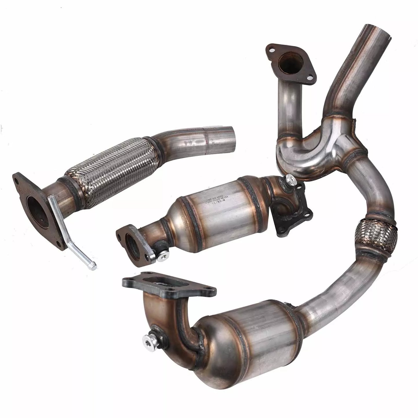 2010-2011 Cadillac SRX 3.0L Catalytic Converter & Flex Pipe 10H41324 10H41323