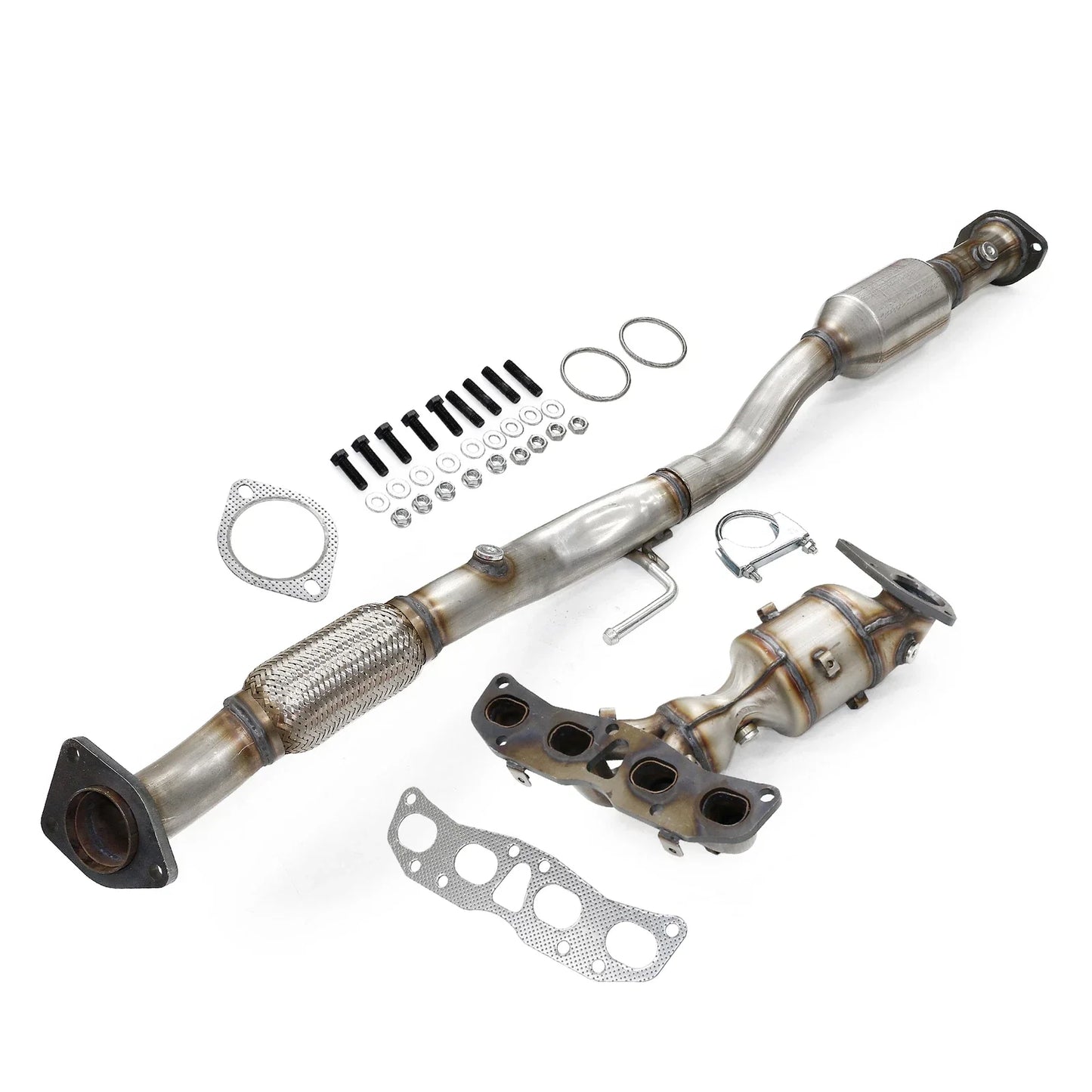 2007-2012 Nissan Altima L4 2.5L Front & Rear Catalytic Converter