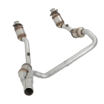 2007-2009 Jeep Wrangler JK 3.8L Y-Pipe Front Exhaust Catalytic Converter