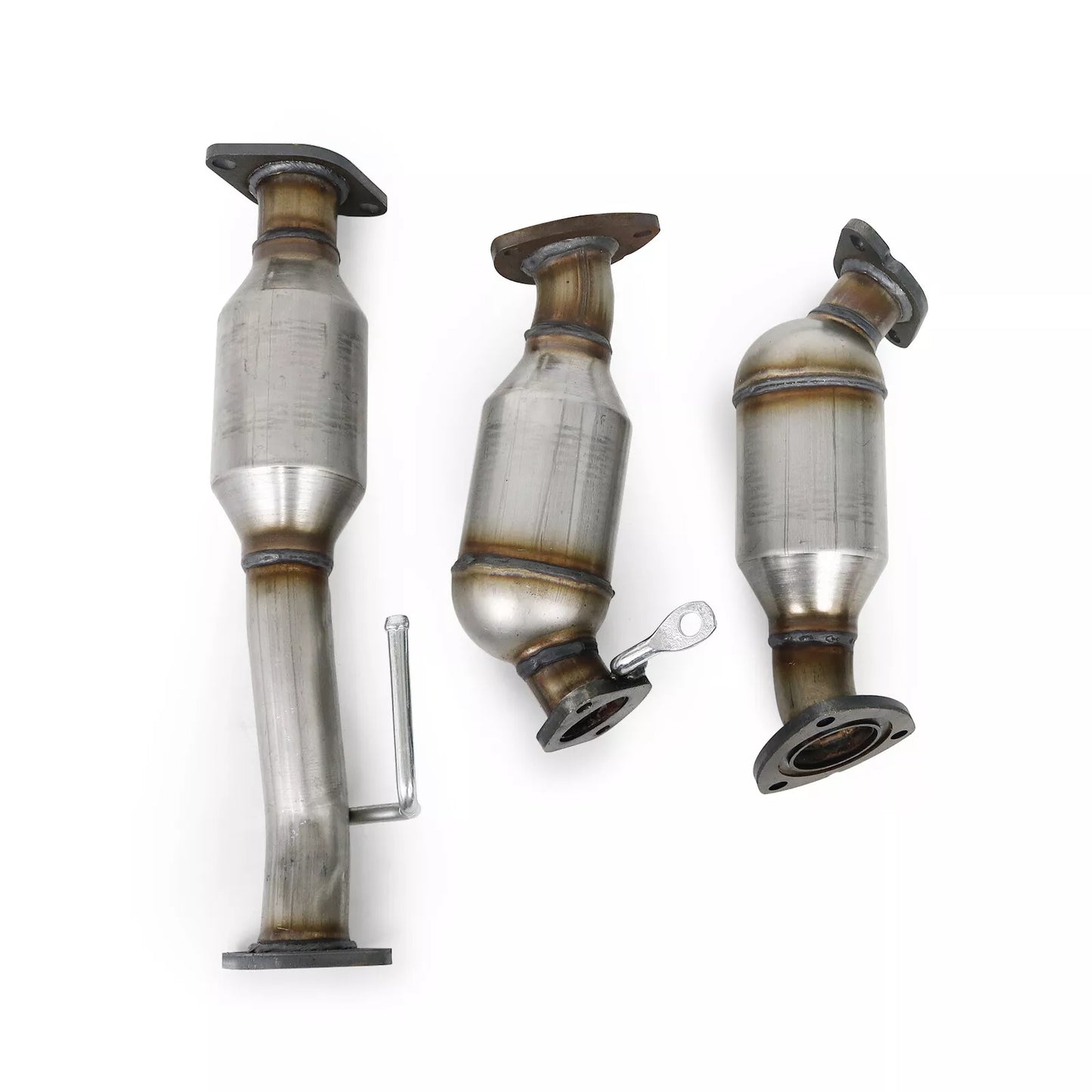 2007-2010 Saturn Outlook 3.6L Front & Rear 3PCS Catalytic Converters 16547 16548 16574