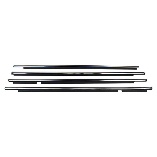 2003-2009 Toyota Land Cruiser Prado 120 Series 4PCS 75722-60080 Weatherstrip Window Belt Moulding Trim