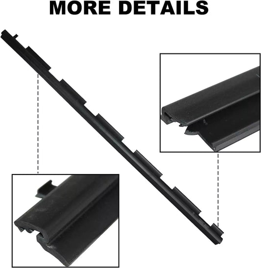 1988-2000 Chevrolet C1500 GMC C2500 Front Left+Right 15991406 15991405 Weatherstrips Seal