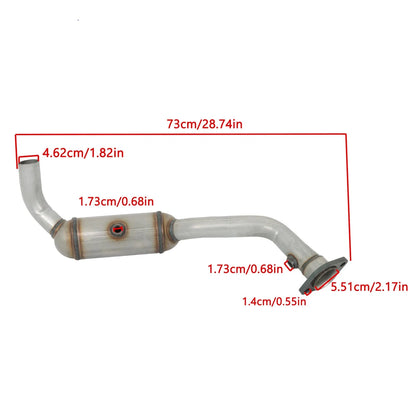 2010-2011 JEEP Wrangler 3.8L Y Pipe Catalytic Converter Complete Set 50498