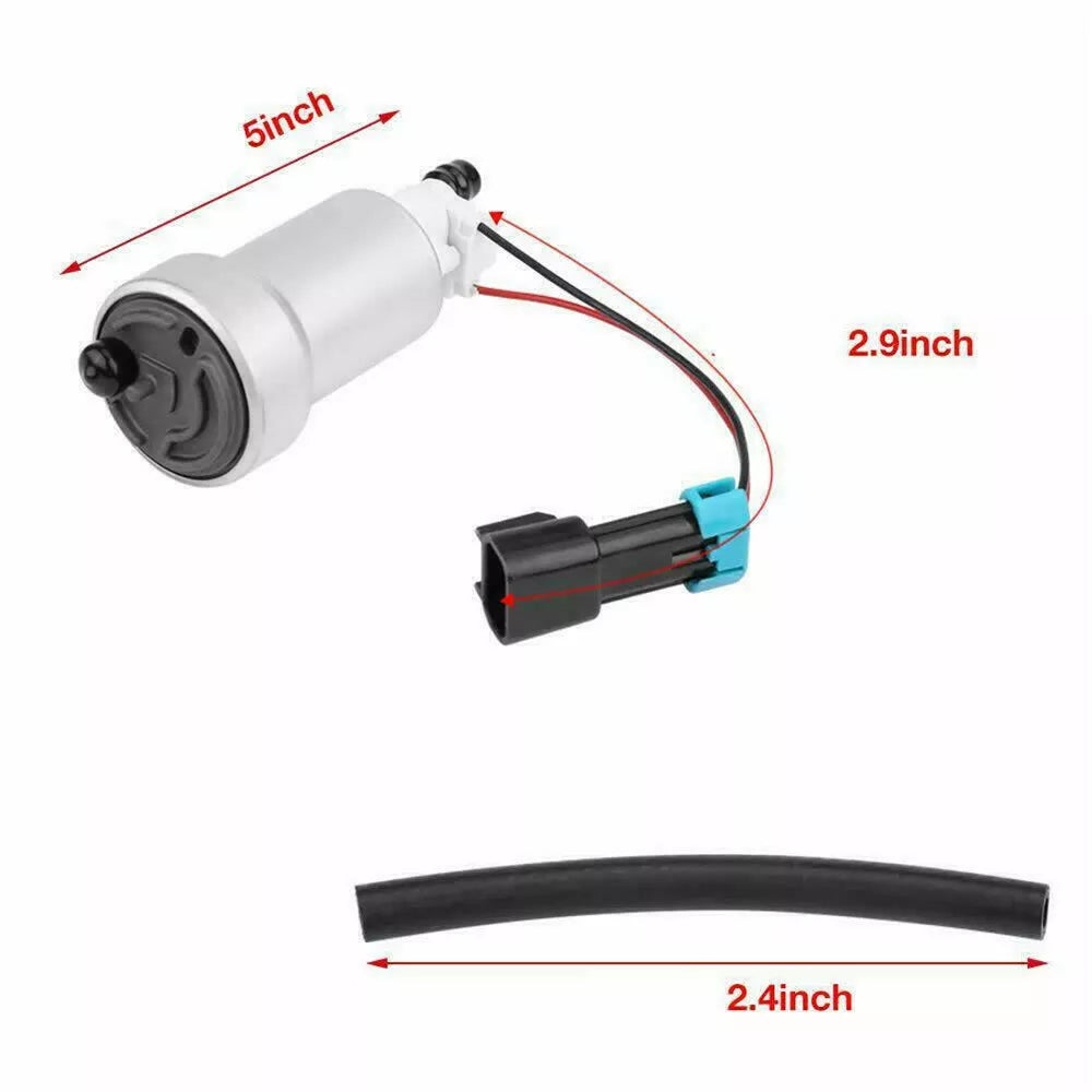 Pompe à carburant Hellcat 525 l/h F90000285 et kit d'installation compatible E85 pour Walbro TI