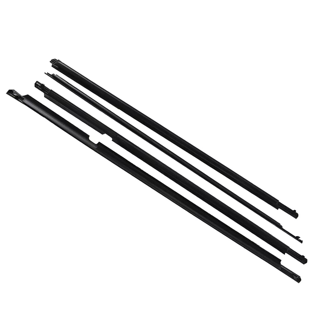 2009-2012 Toyota Corolla 73750-02150 4 piezas de moldura de ventana exterior de coche, burlete, correa de sellado