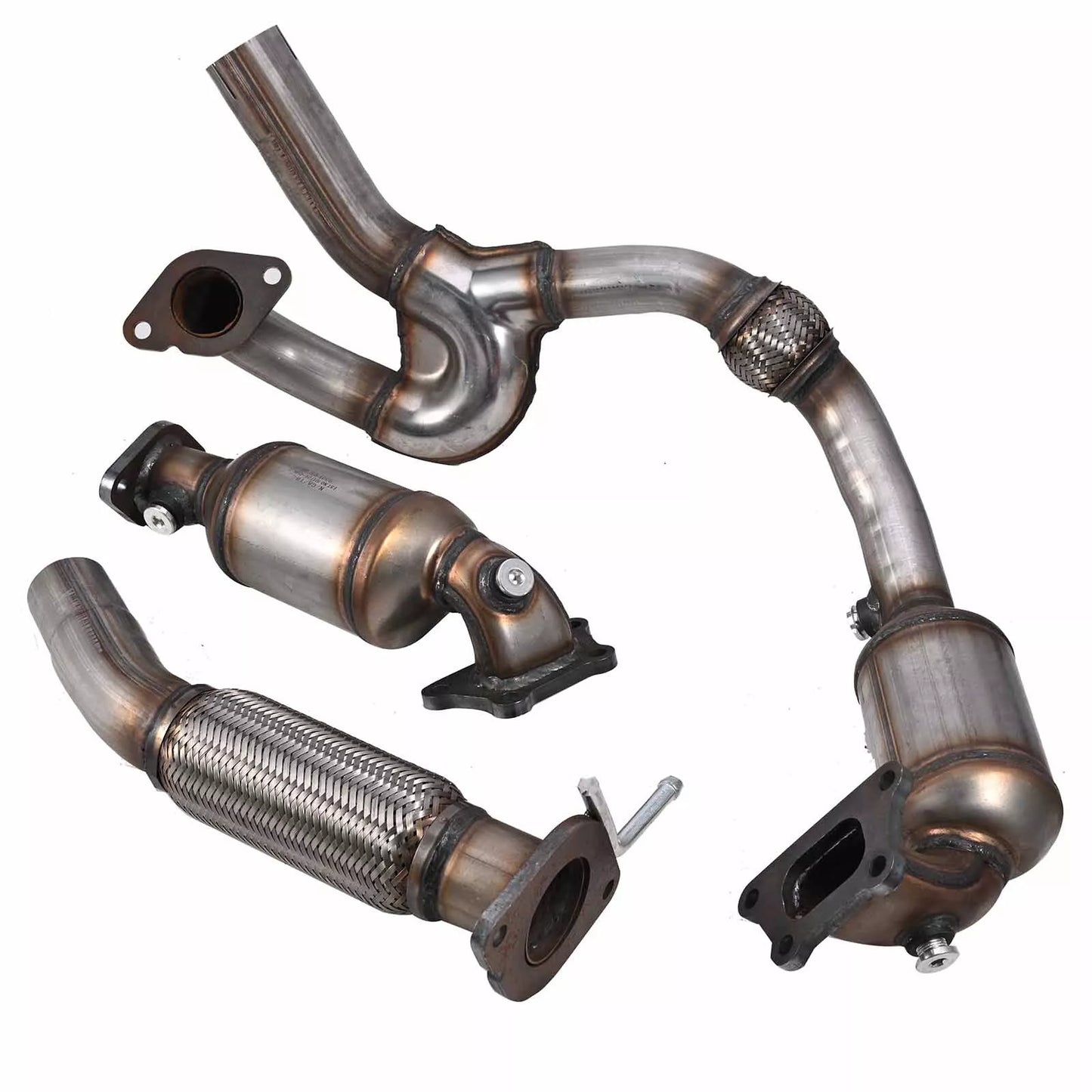 2010-2011 Cadillac SRX 3.0L Catalytic Converter & Flex Pipe 10H41324 10H41323