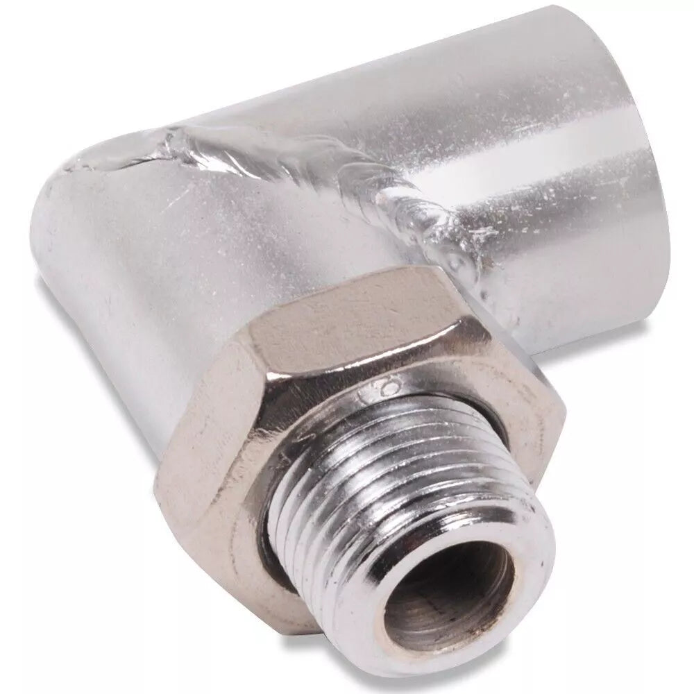 Fix CEL&Improve Emissions 90 °Oxygen Extender Adapter Spacer Extension Extender Sensor Adapter M18*1.5