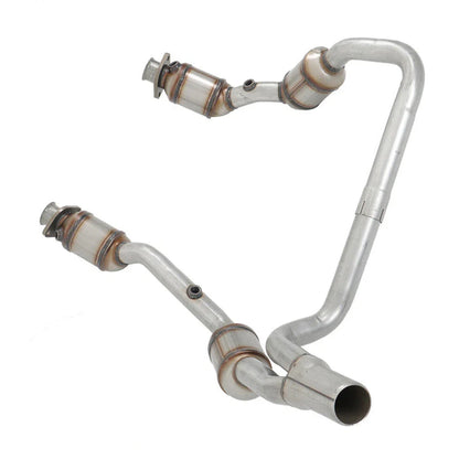 2007-2009 Jeep Wrangler JK 3.8L Y-Pipe Front Exhaust Catalytic Converter