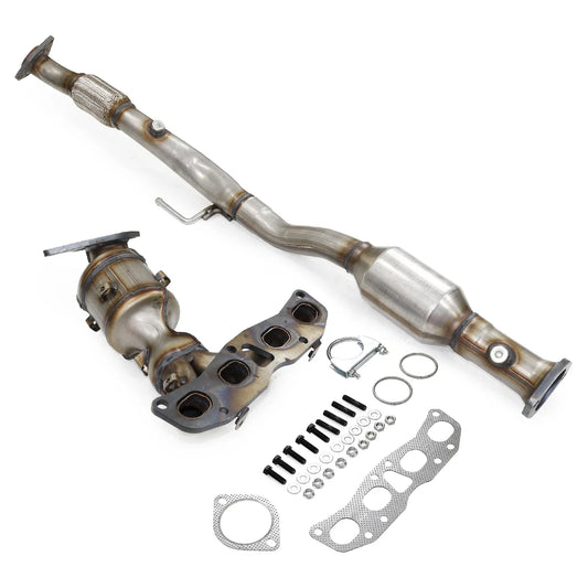 2007-2012 Nissan Altima L4 2.5L Front & Rear Catalytic Converter