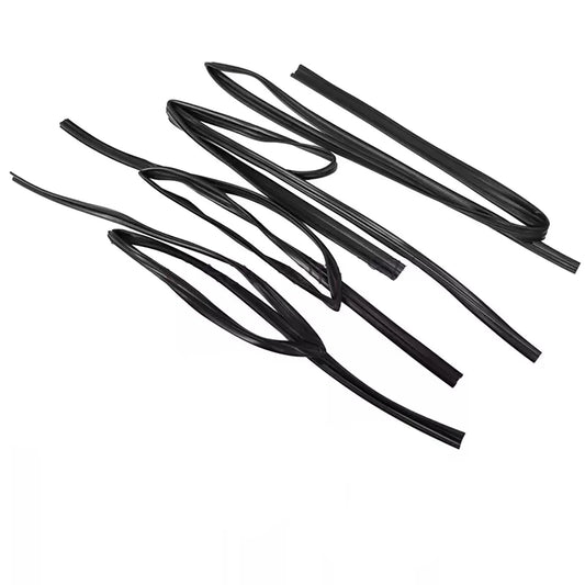 1991-1997 Toyota Land Cruiser FJ80 LX450 4 piezas de junta de goma para moldura de vidrio de puerta 6814160010