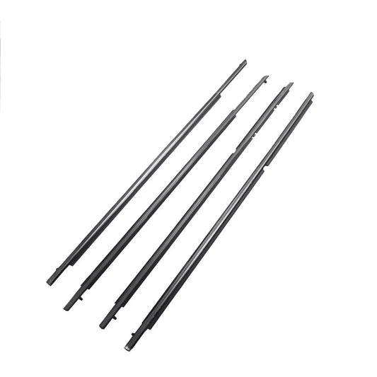Joint d'étanchéité chromé pour vitres extérieures de Toyota Venza 2009-2016, 4 pièces, 757120T010