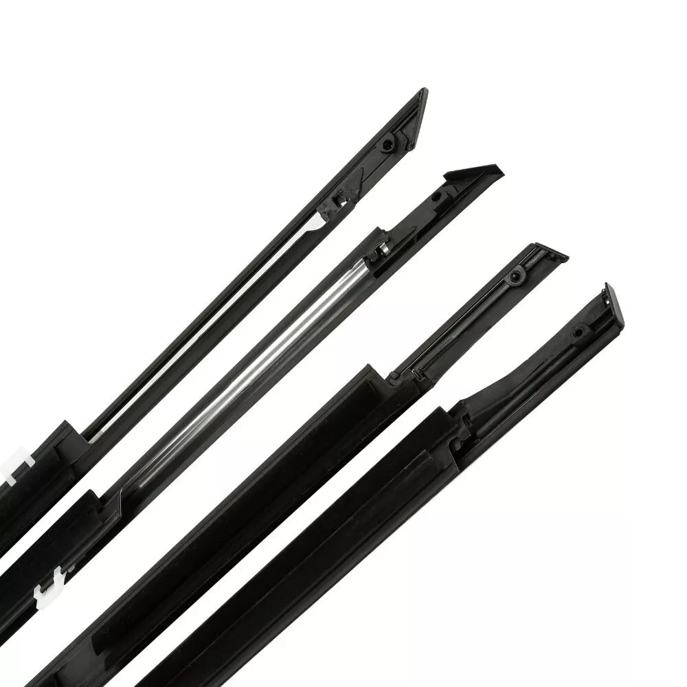 2008-2012 Honda Accord Weatherstrip Window 4PCS Moulding Trim Seal Belt Chrome 72410-TAO-A01