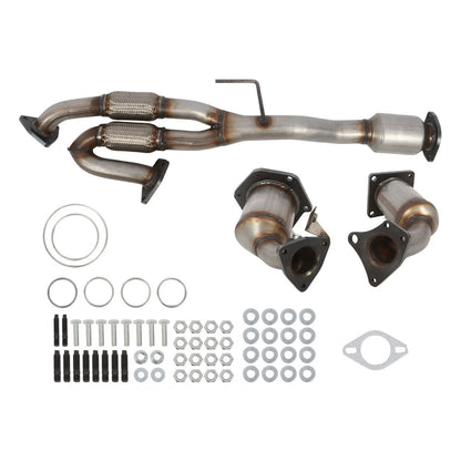 Nissan Maxima 3.5L 2009-2014 All Three Catalytic Converter Flex Y-Pipe