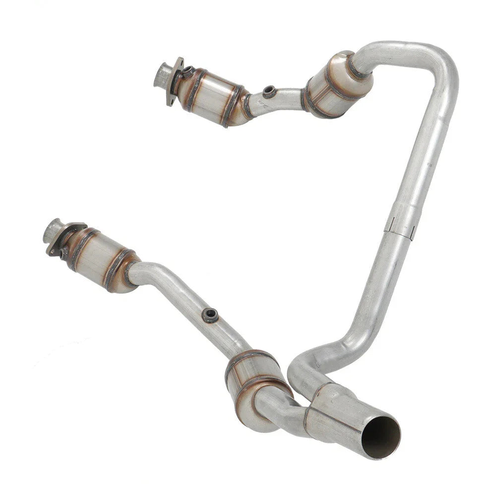 Jeep Wrangler JK 3.8L 2007-2009 Y-Pipe Front Exhaust Catalytic Converter