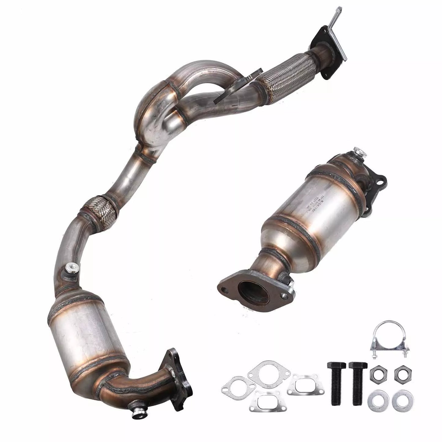 2010-2011 Cadillac SRX 3.0L Catalytic Converter & Flex Pipe 10H41324 10H41323