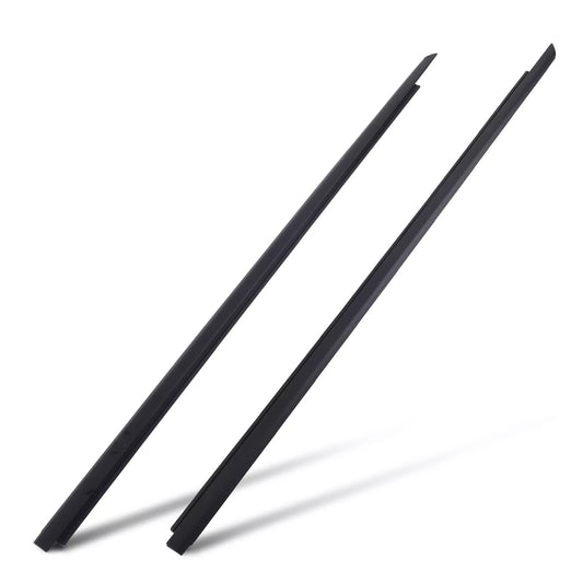 2008-2017 Dodge Challenger 55399123AF 55399122AF 2 piezas de burlete para cinturón de ventana de puerta delantera