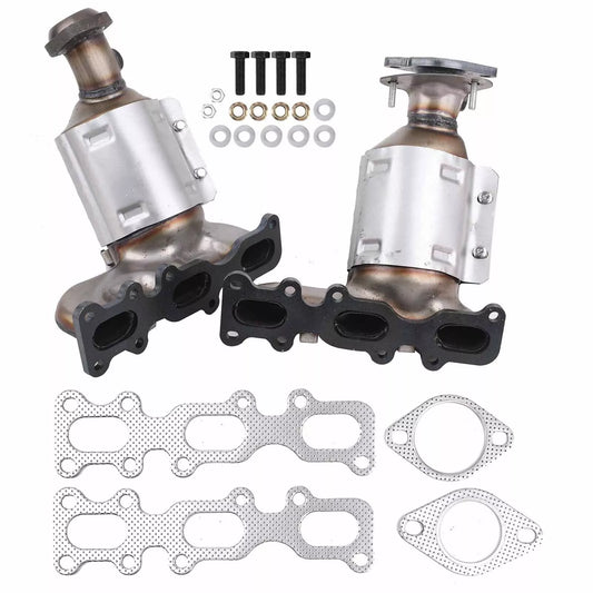 2013-2018 Lincoln MKT 3.7L Pair Bank 1 & 2 Manifold Catalytic Converter