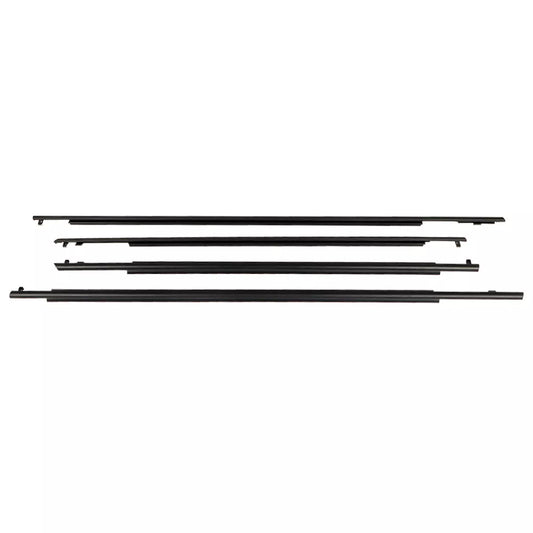 2010-2014 2015 Toyota Prius 4PCS Outside Window Weatherstrip Seal Belt Moulding Trim 75720-47021