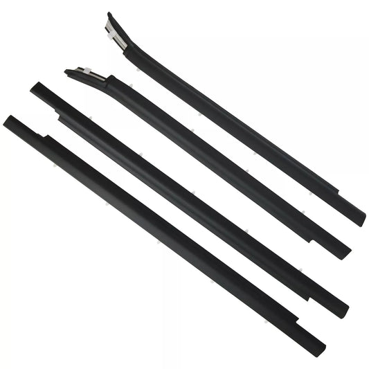 Burlete exterior para ventana inferior de Toyota Tundra doble cabina (2000-2006), 4 piezas, 75720-0C010 y 75710-0C010