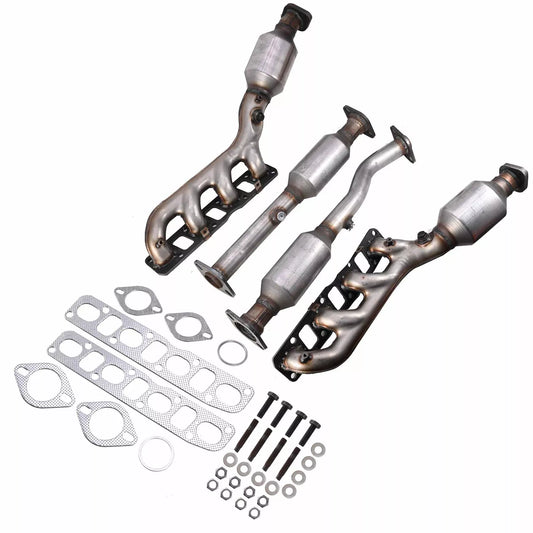 Nissan Titan 5.6L 2004-2013 4 SET Collecteur Catalyseurs Avant et Arrière 16478 16479 16489 16488