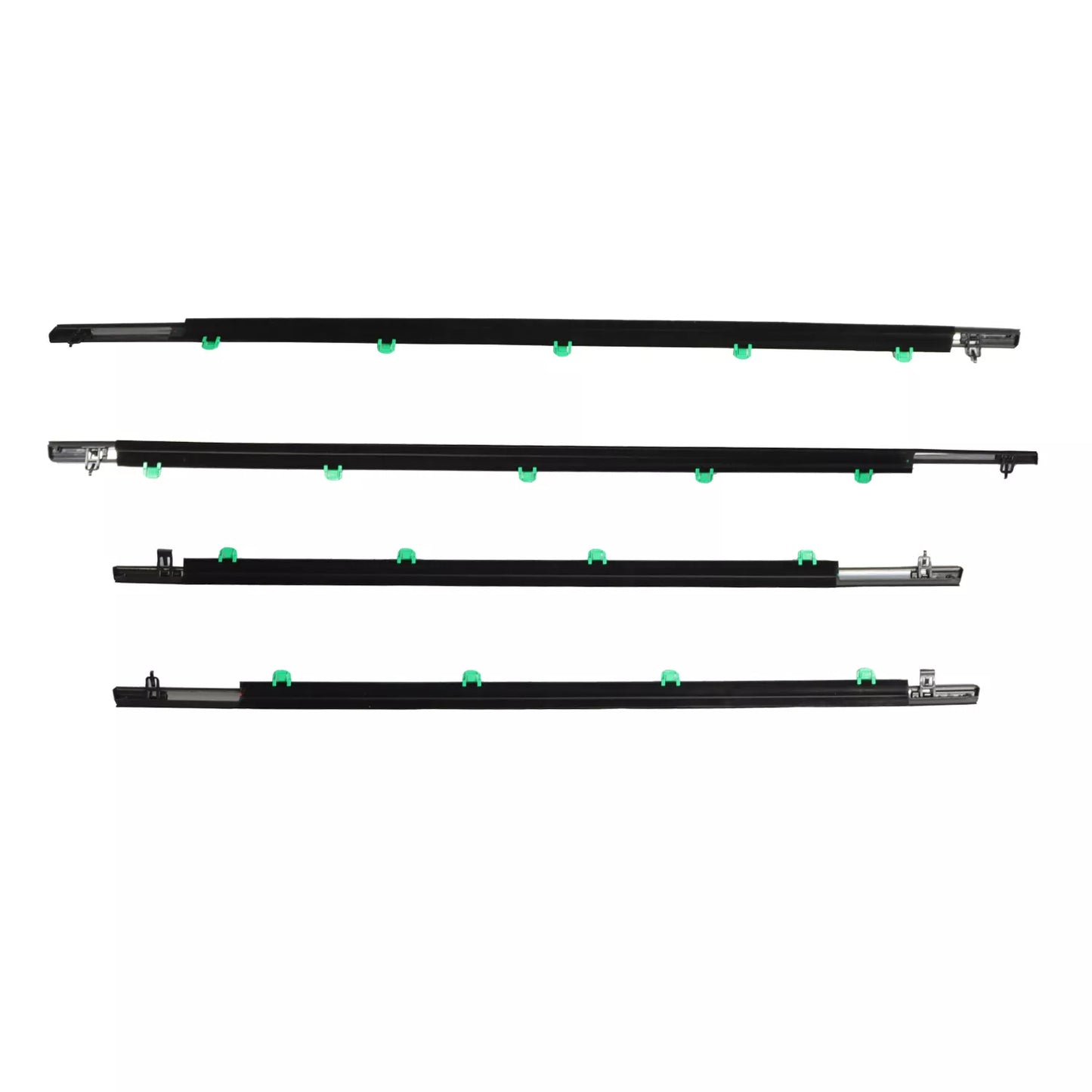 2007-2011 Honda CR-V CRV 4PCS 72950-SWA-A01 Car Window Moulding Trim Weatherstrips Seal Trim