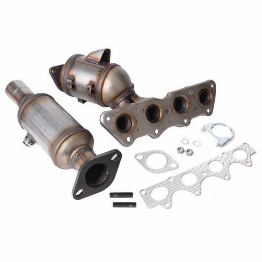 2012-2019 Kia Soul 1.6L Both Manifold & Rear Catalytic Converters w/ Gasket