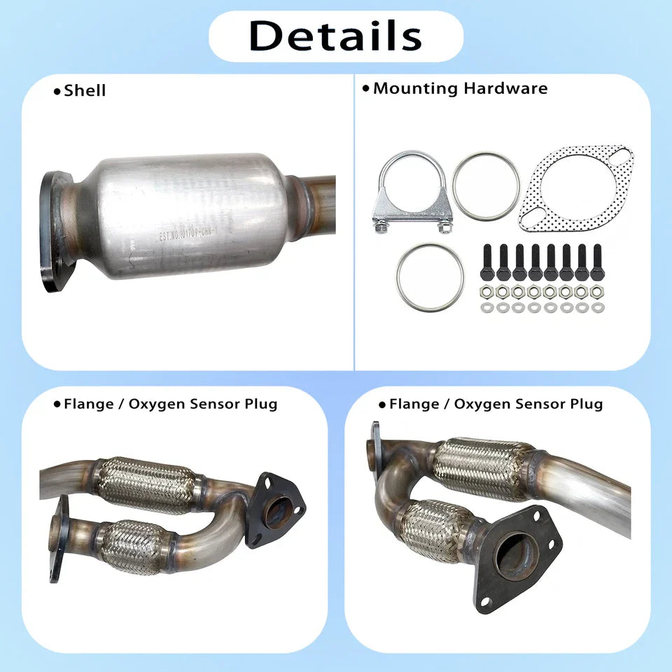 2008-2019 Nissan Murano 3.5L Flex Pipe & Catalytic Converter