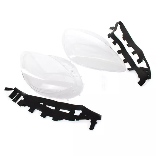 2005-13 Corvette C6 Left+Right Headlight Lens with Trim Gaskets
