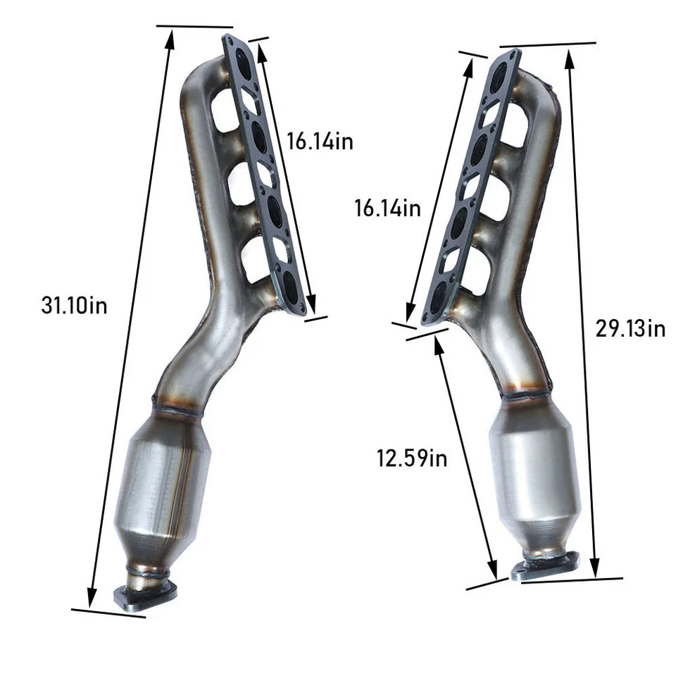 2004-2015 Nissan Titan Left & Right Catalytic Converters