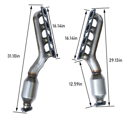 2004-2015 Nissan Titan Left & Right Catalytic Converters