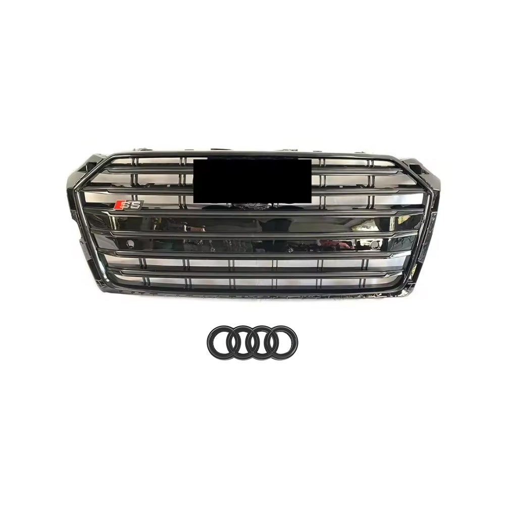 2017-2019 Audi A5 S5 F5 To S5 Style Front Bumper Grill High Quality Upper Grill