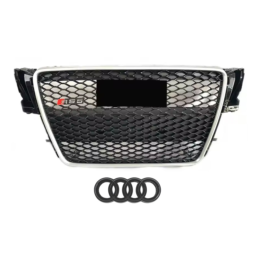2009-2012 Audi A5 S5 8T To RS5 Style Front Bumper Grill High Quality Upper Grille