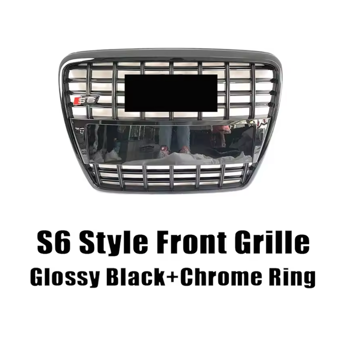 Audi A6 S6 C6 2005-2011 Change To S6 Style Front Bumper Grill Upper Grill