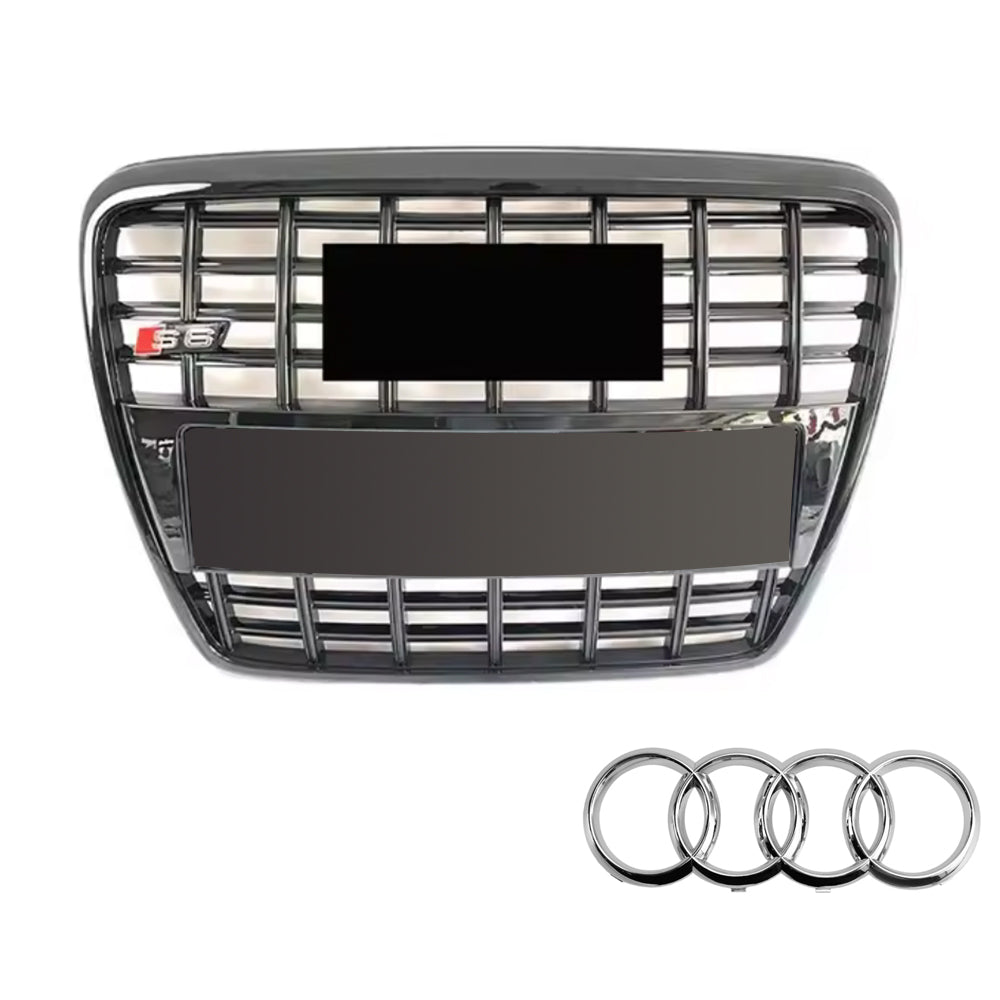 Audi A6 S6 C6 2005-2011 Change To S6 Style Front Bumper Grill Upper Grill