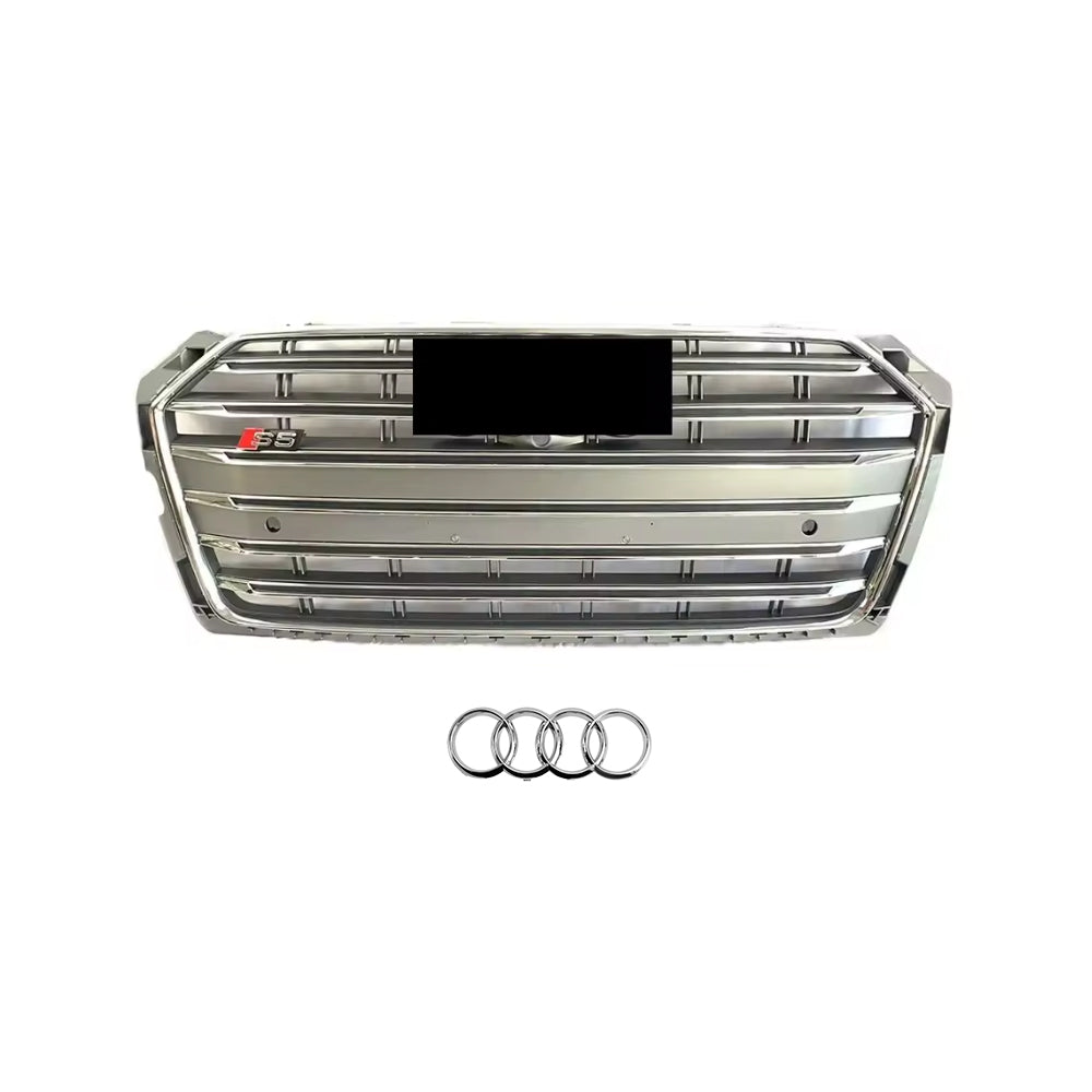 2017-2019 Audi A5 S5 F5 To S5 Style Front Bumper Grill High Quality Upper Grill