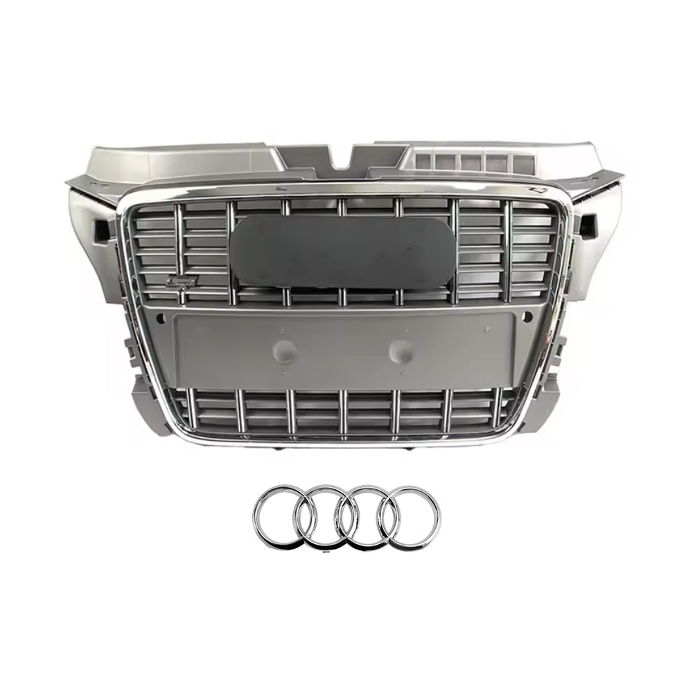 2008-2012 Audi A3/8P To S3/RS3 Style High Quality ABS Front Bumper Grille