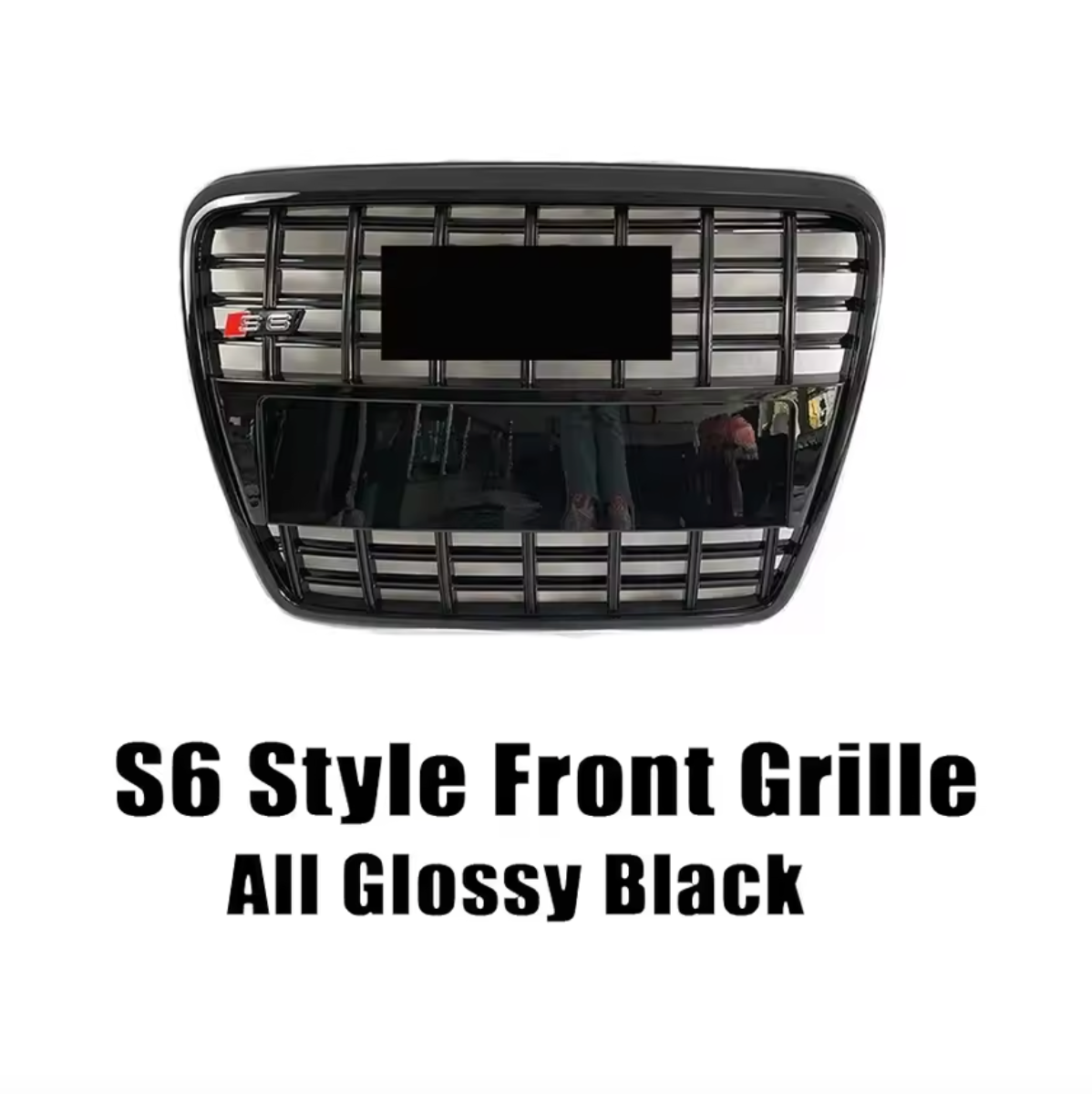 Audi A6 S6 C6 2005-2011 Change To S6 Style Front Bumper Grill Upper Grill